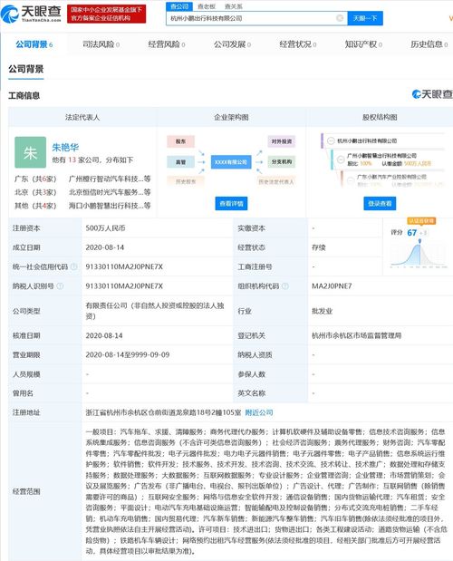 小鵬汽車(chē)新設(shè)全資子公司，注冊(cè)資本500萬(wàn)元聚焦國(guó)內(nèi)貿(mào)易代理業(yè)務(wù)